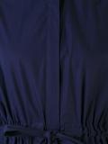 pleated waist shirt dress