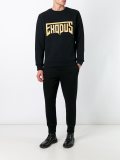'exodus'刺绣套头衫
