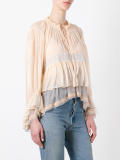 colour block tiered top