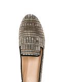 crystal-embellished loafers