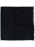 raw edge scarf