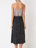 ruffled silk dress