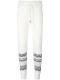 drawstring knit track pants
