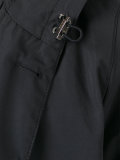 hooded button jacket