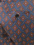 tile print trousers
