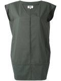 panelled mini dress