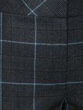 checked cropped trousers