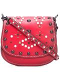 studded saddle cross body bag