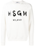 logo print sweatshirt