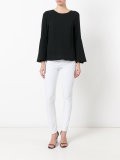 open back blouse 