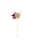 poppy brooch pin