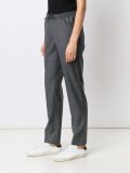 drawstring slim trousers