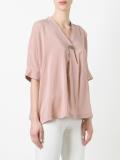 flared trim blouse 