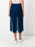 lace layer pleated skirt 