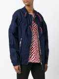 drawstring bomber jacket