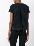 striped grosgrain trim T-shirt