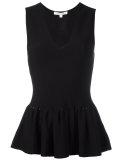 frill hem blouse