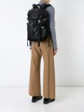 buckled backpack