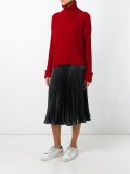 ribbed roll neck jumper