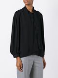 cropped sleeves blouse 