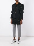 press stud detail coat 