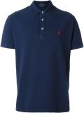 embroidered logo polo shirt
