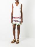 floral embroidery shift dress