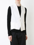 half knitted gilet