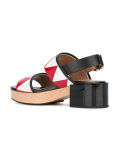 zigzag slingback sandals