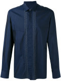 embroidered lines shirt