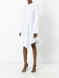 asymmetric hem shirt dress