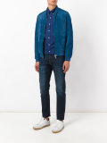 mid-rise straight jeans