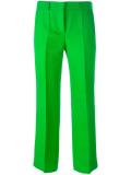 straight cropped trousers
