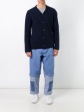 patchwork detail jeans
