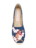 floral embroidered espadrilles