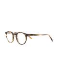 tortoiseshell round frame glasses