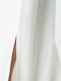 slit high-waisted trousers