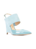 cross-strap wedge sandals