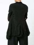 draped collar blazer