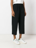 cropped wide-leg trousers