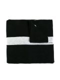 logo knit scarf