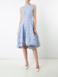 embroidered flared dress