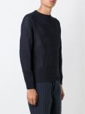 embossed circles pattern sweater