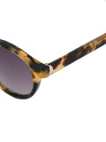 tortoiseshell round sunglasses