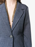 single button blazer