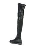 smocked thigh high boots