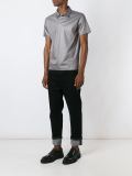 metallic effect polo shirt