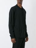 polo collar cardigan