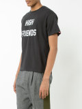 'high friends' print T-shirt