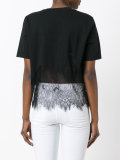 lace insert T-shirt